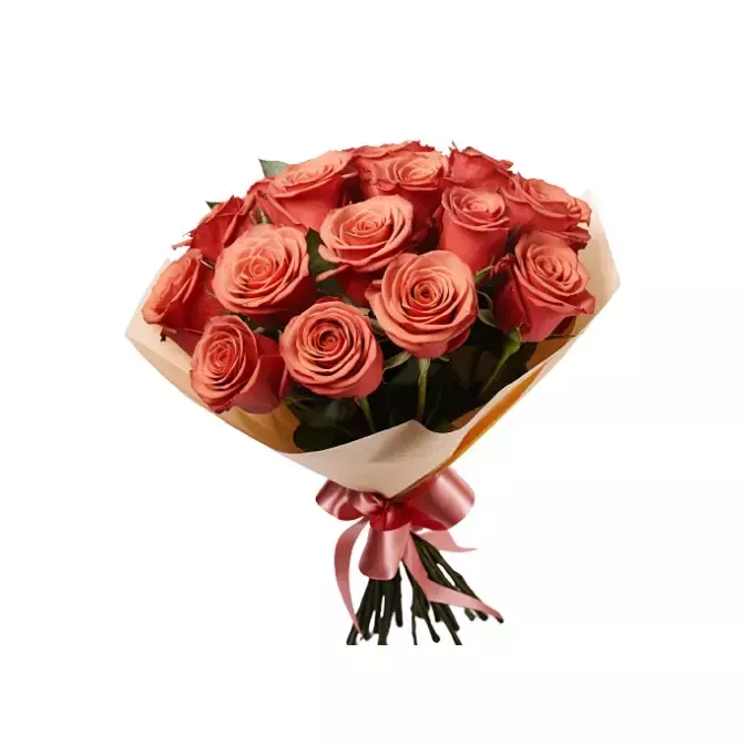 A bouquet of 13 roses